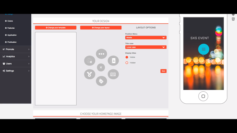 screenshot of SIBERIAN CMS